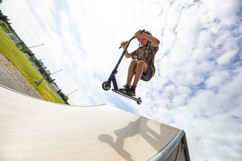 Euran uheilukeskus, liikuntapuisto, skeittiramppi