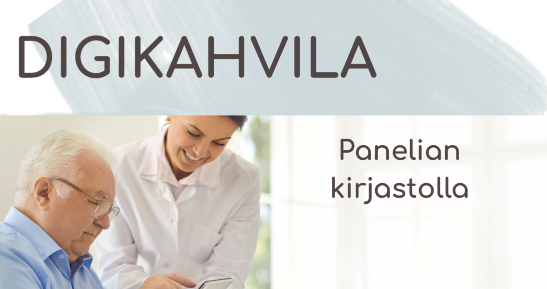 Digikahvila panelian kirjastossa