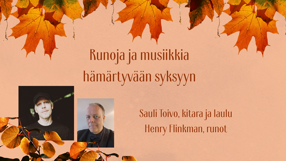Kuvassa Sauli Toivo ja Henry Flinkman.